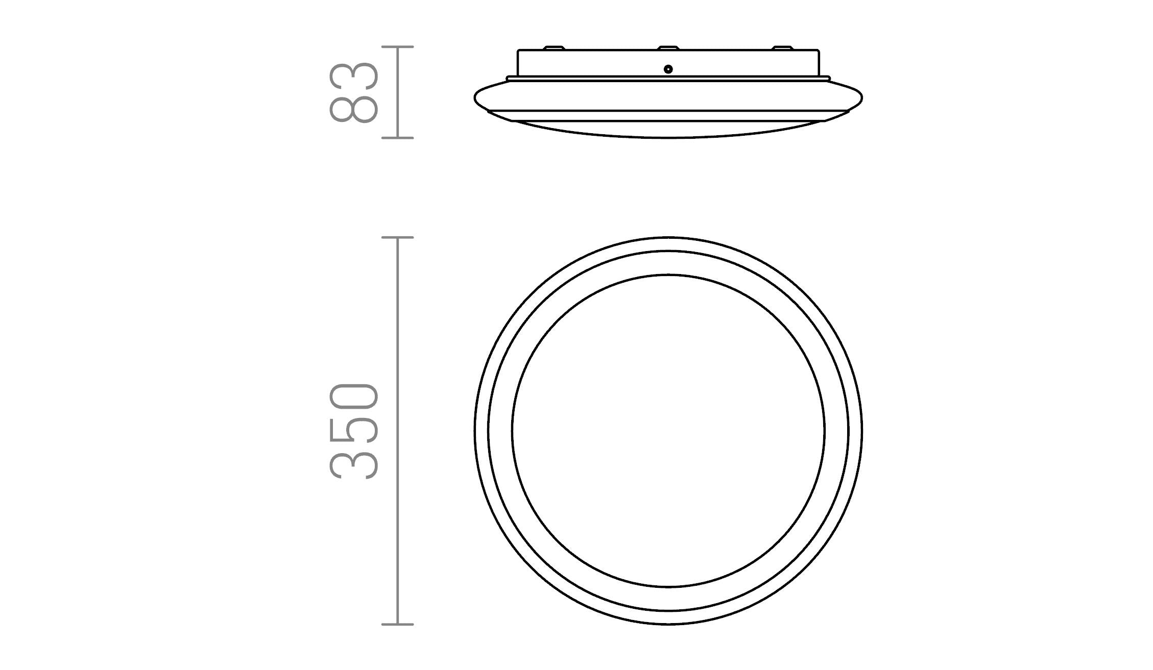 AREA 35 2D de tavan - Product sketch