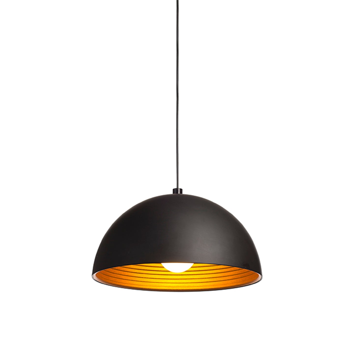 RENDL pendant lamp CARISSIMA 40 pendant matte black/gold 230V LED E27 15W R11766 5