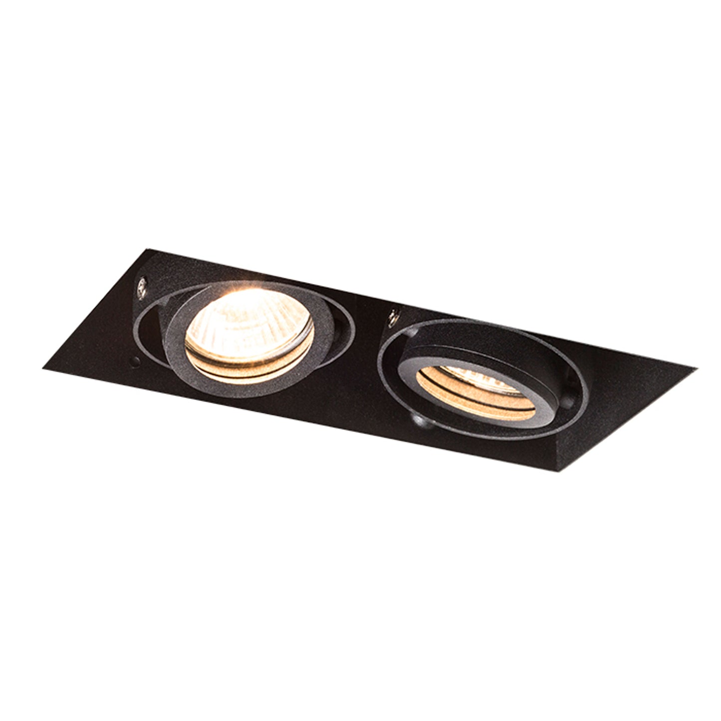 RENDL recessed light ELECTRA II black 230V GU10 2x50W R12053 1