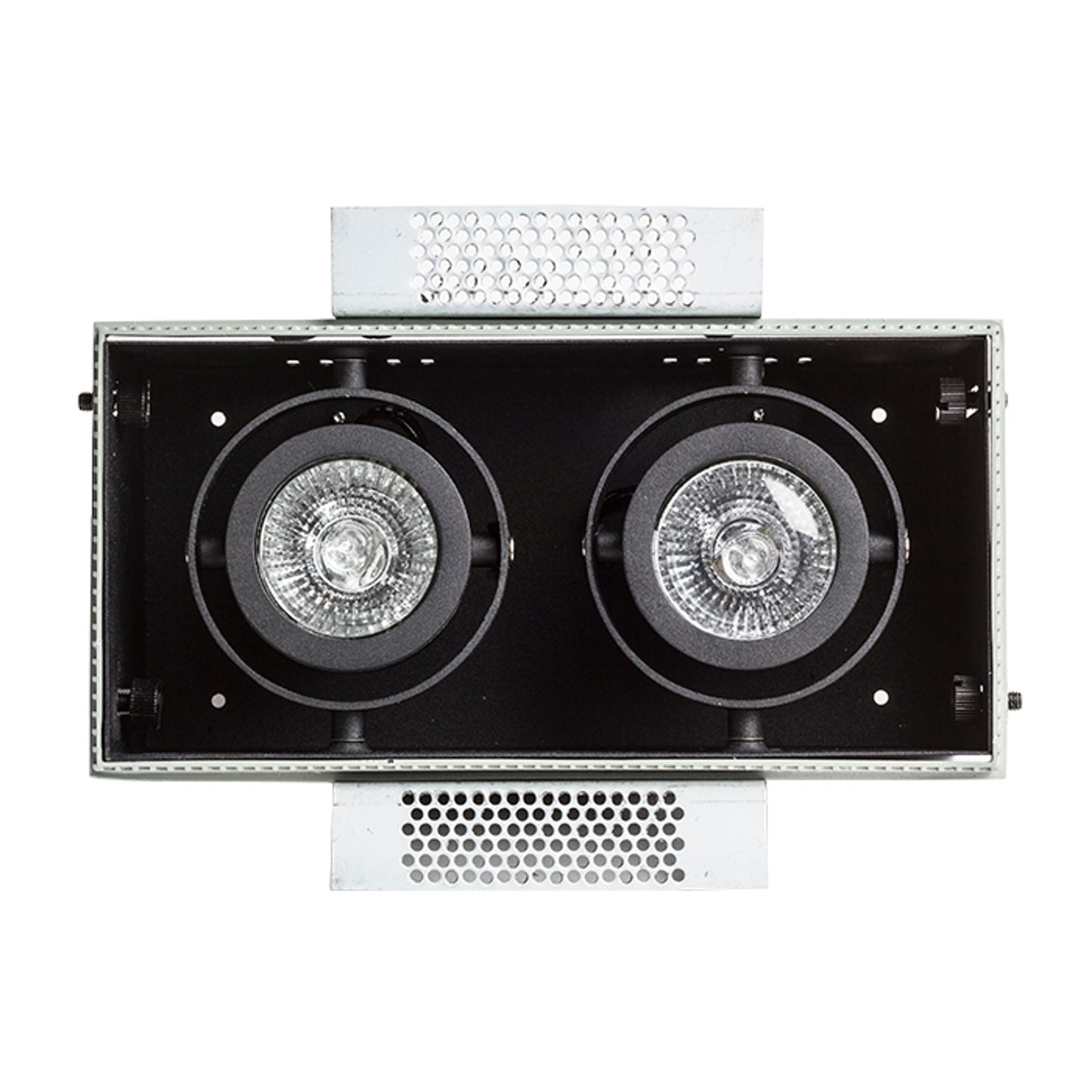 RENDL recessed light ELECTRA II black 230V GU10 2x50W R12053 3