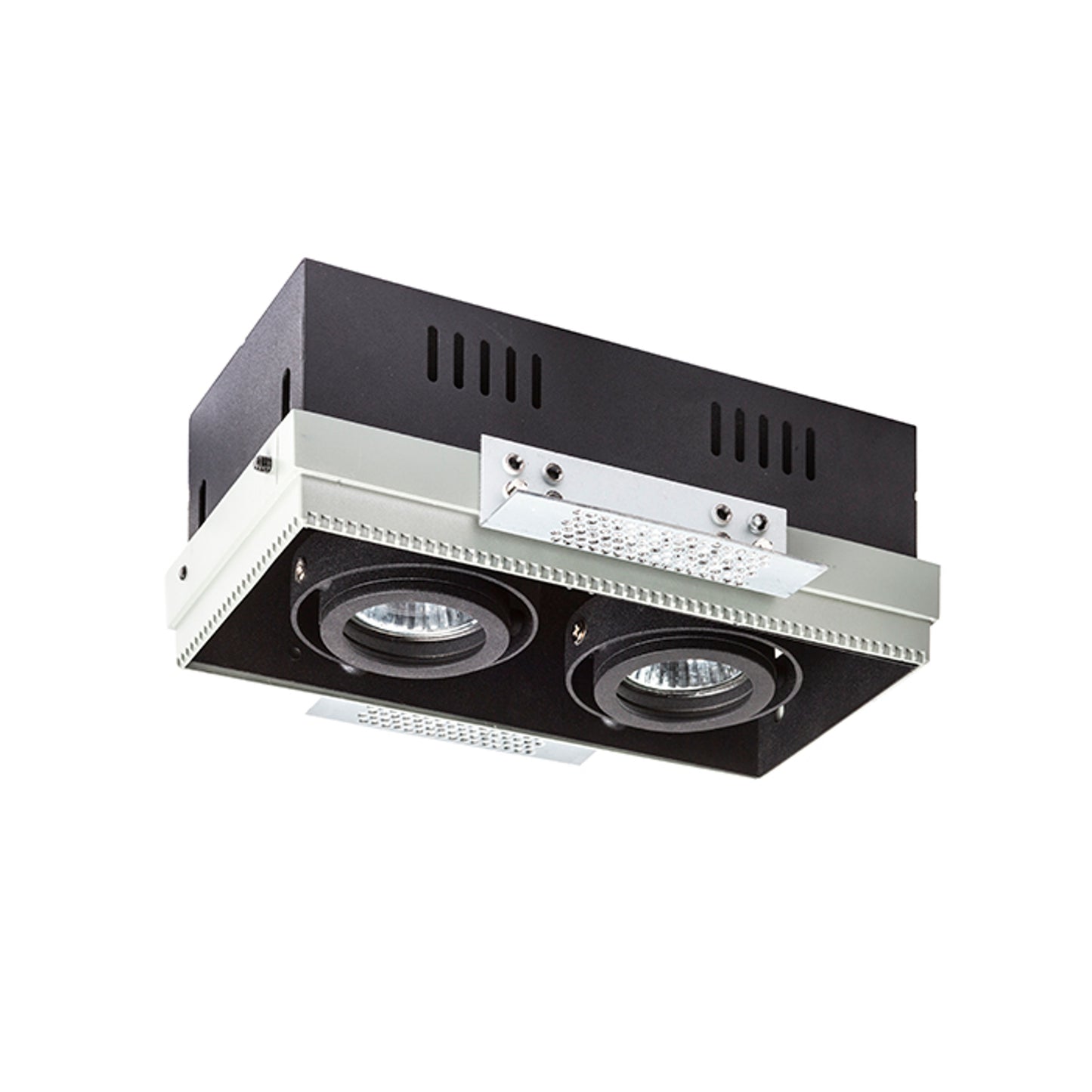 RENDL recessed light ELECTRA II black 230V GU10 2x50W R12053 4
