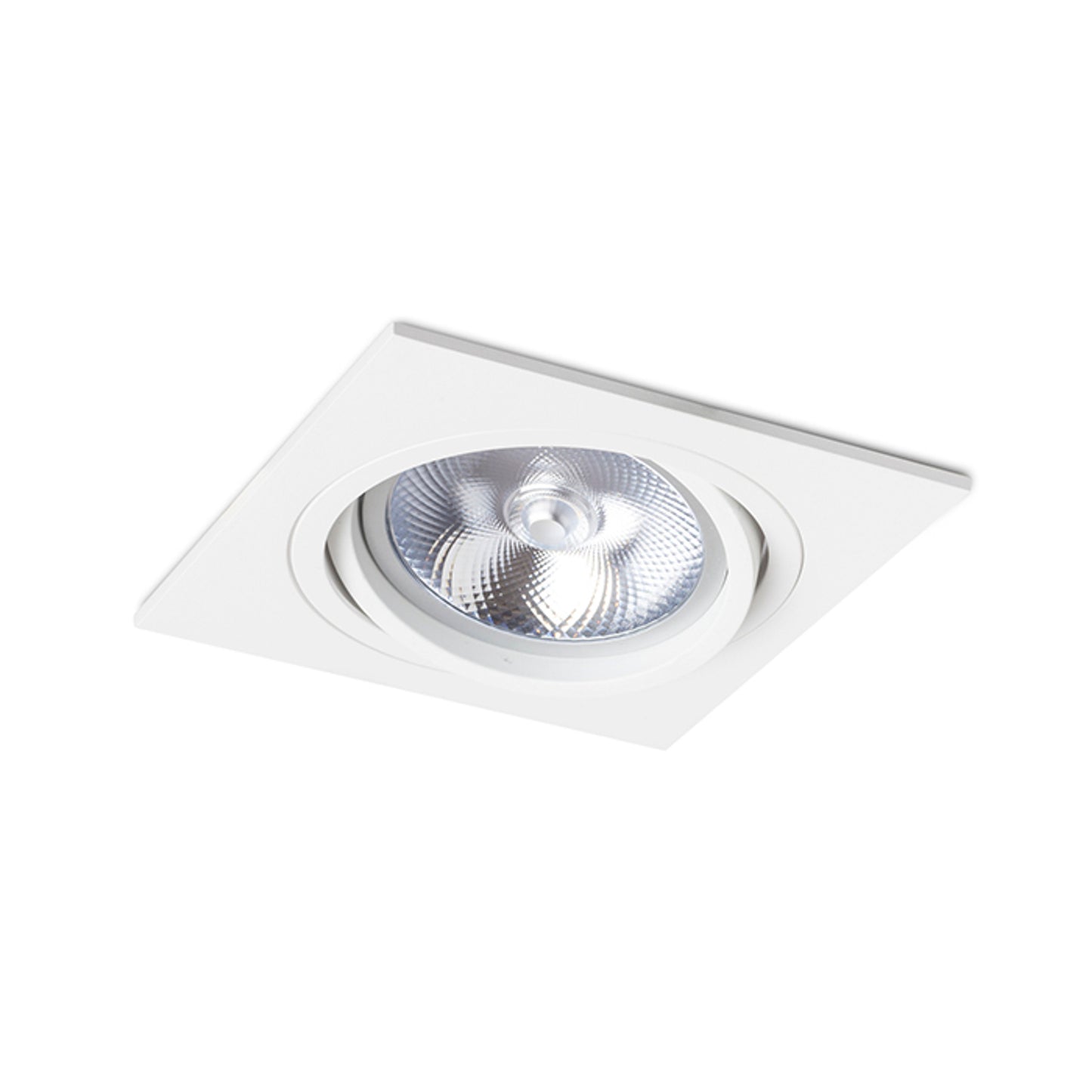 RENDL recessed light PASADENA G53 SQ I white 230V LED G53 15W R12700 8