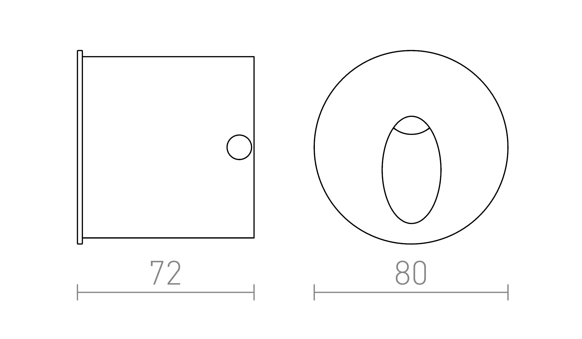 ELICA ROUND - Product sketch