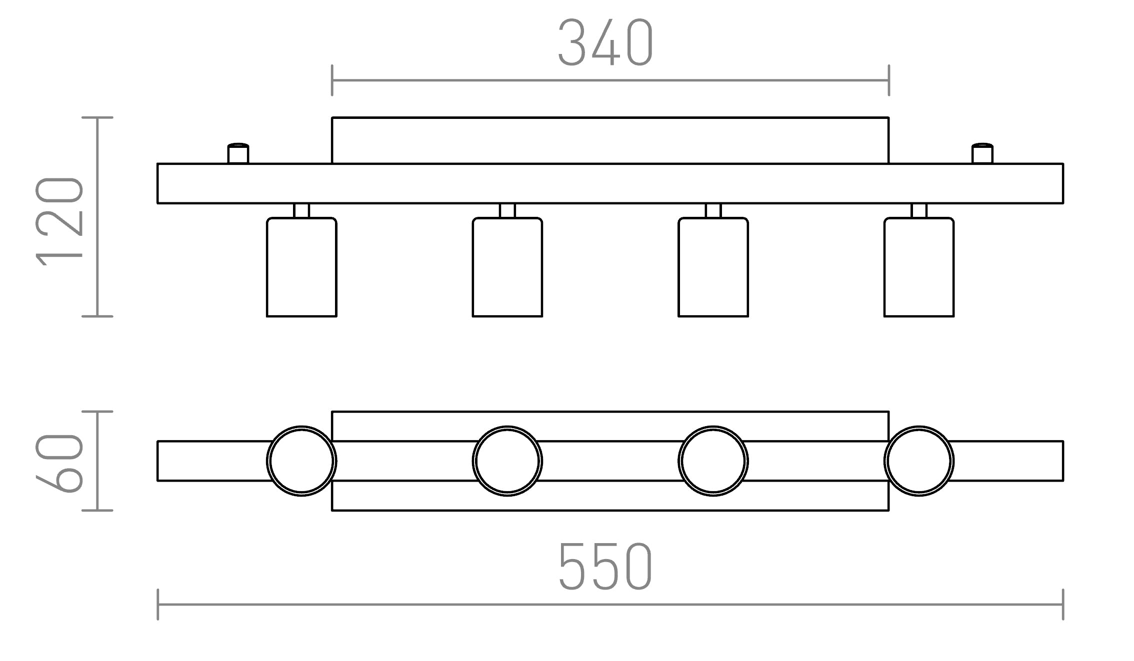 RALLONG IV CEILING - Product sketch