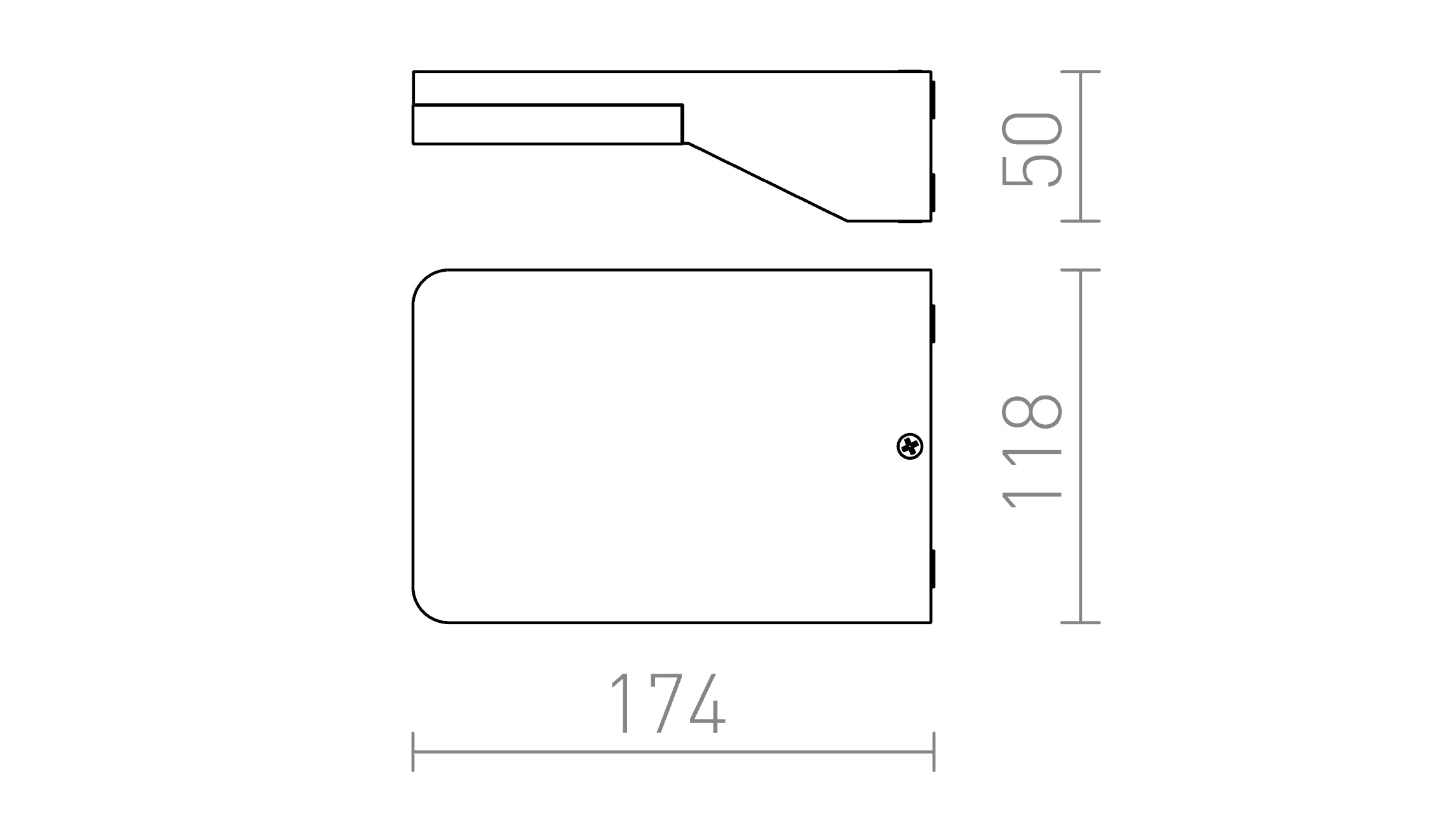 VIRGO  wall lamp - Product sketch