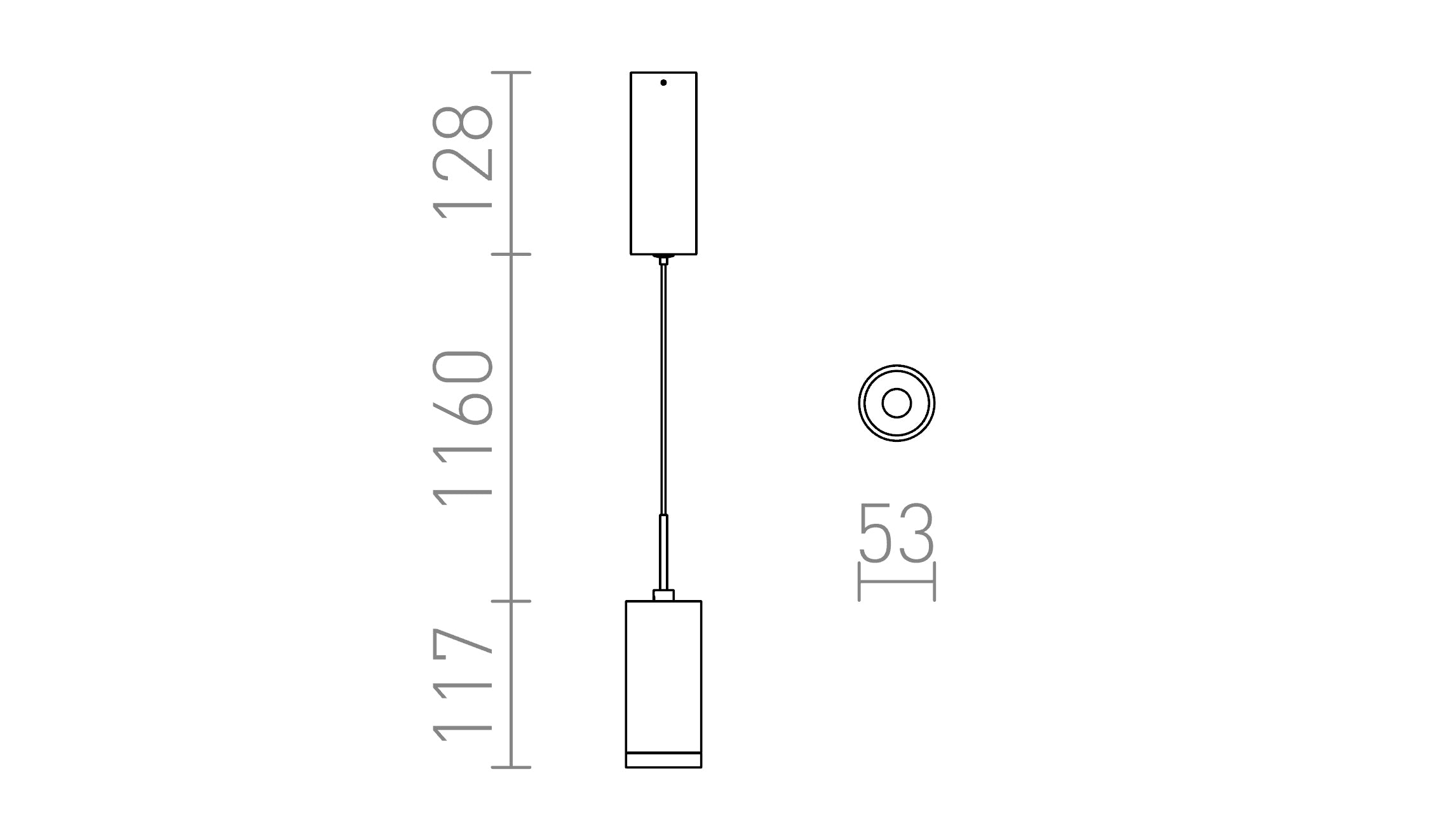 BOGARD PENDANT - Product sketch