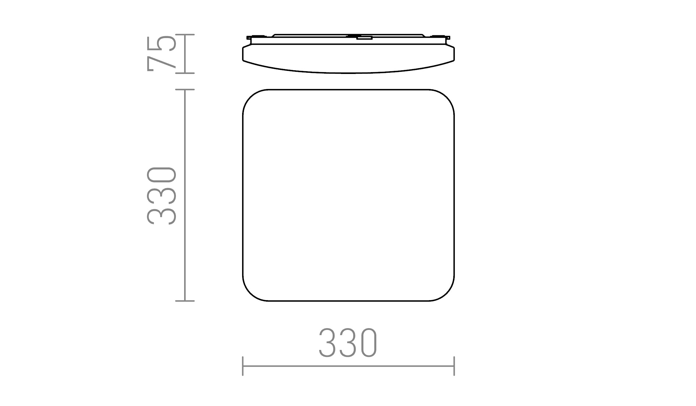 SEMPRE SQ 33 SENSOR - Product sketch