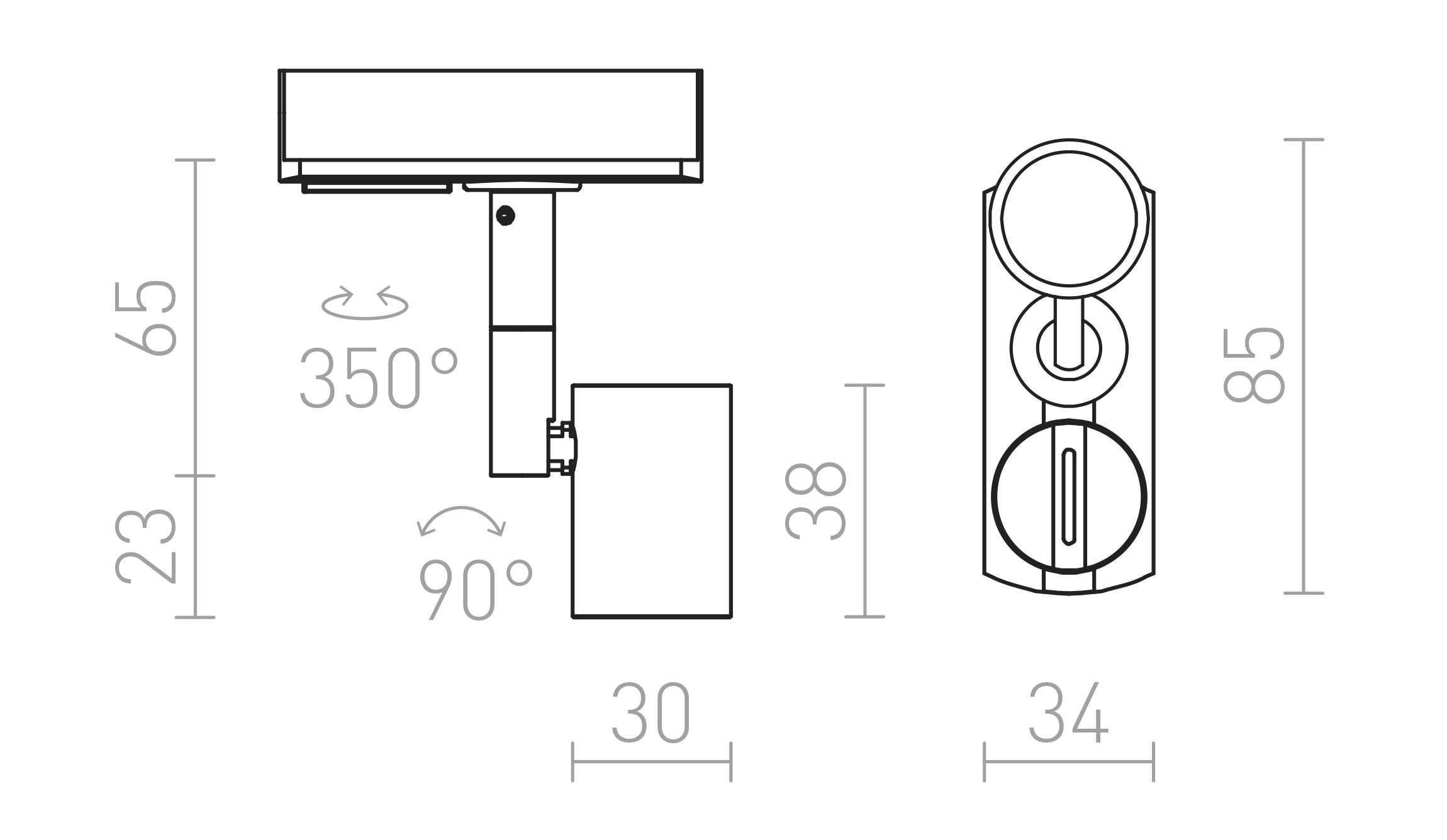 TRICA FOR 1-CIRCUIT TRACK - Product sketch