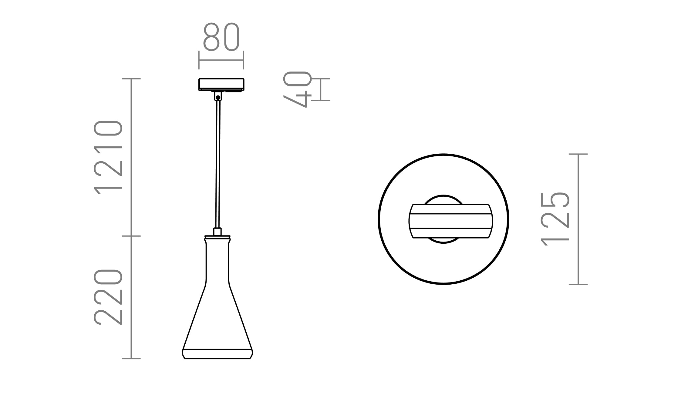 PULIRE CON FOR 1-CIRCUIT TRACKS - Product sketch