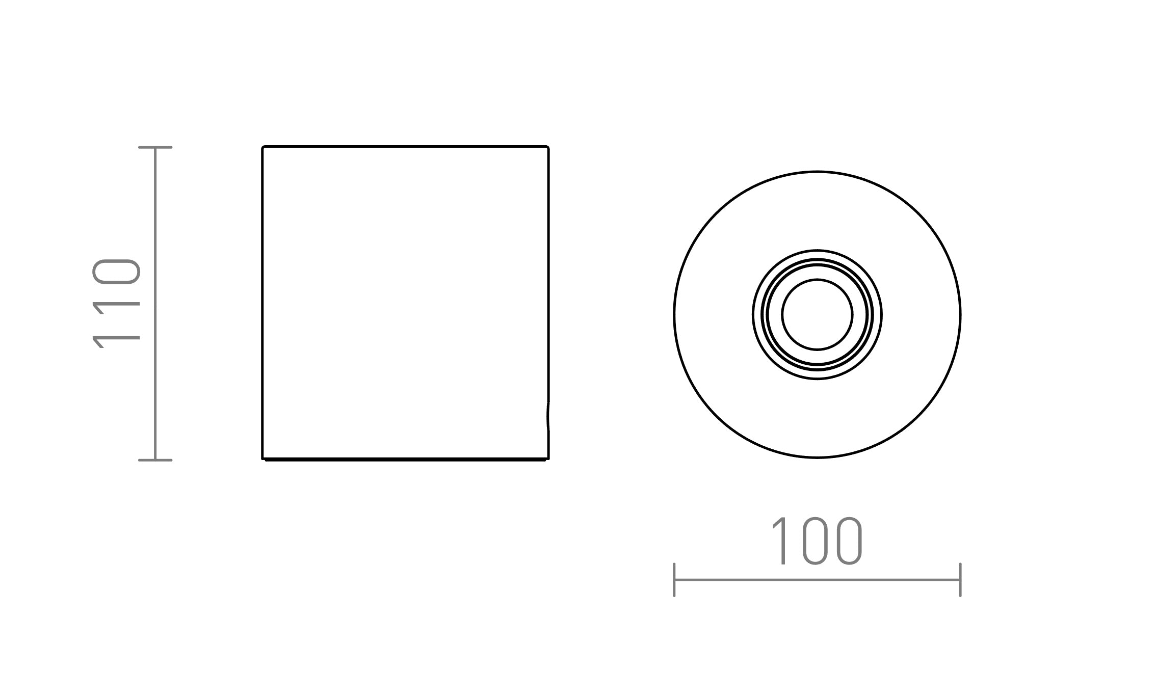 CAMINO TABLE - Product sketch