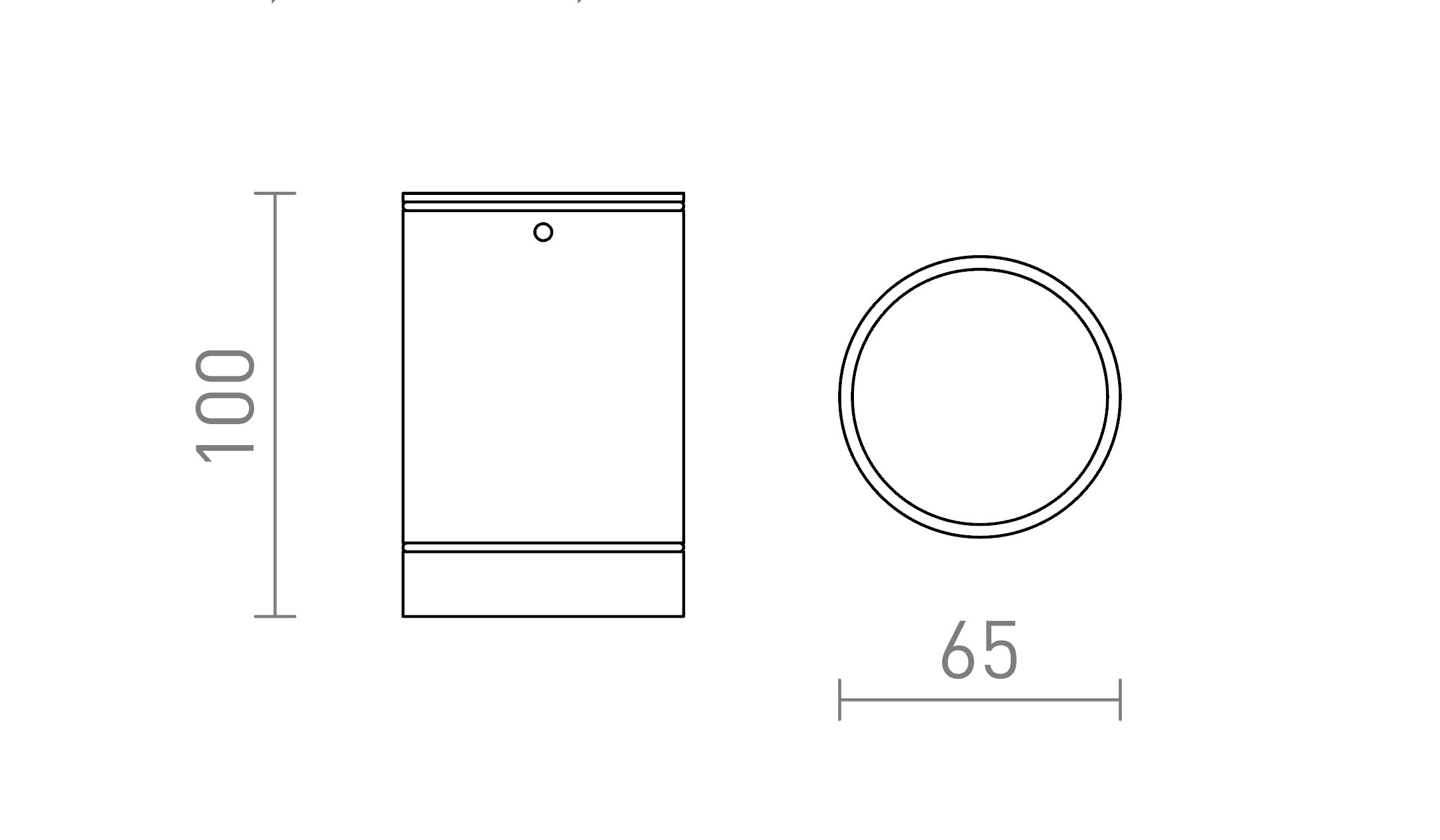 SAMMY  ceiling lamp - Product sketch