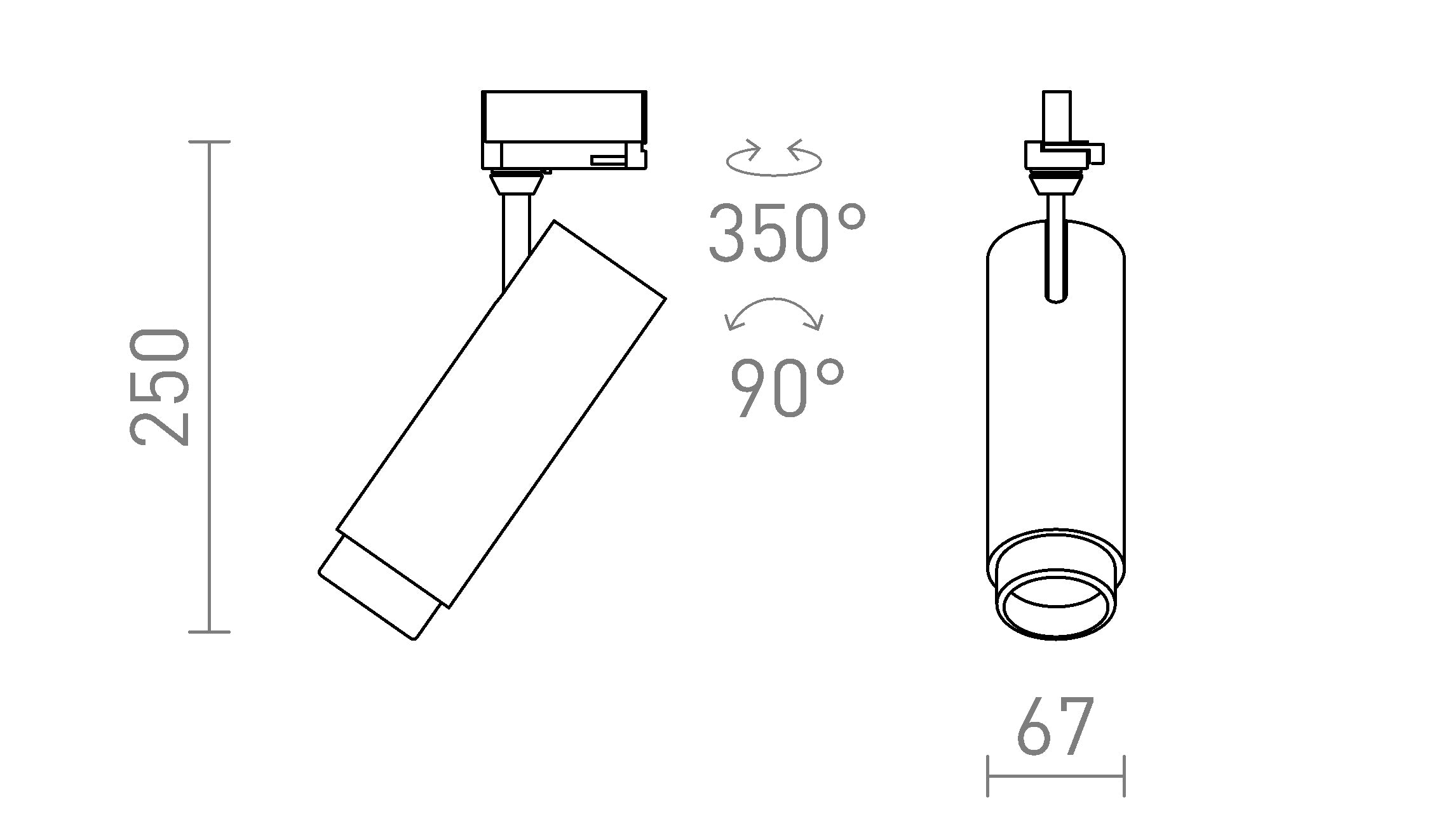 FOCUS 20 FOR 3-CIRCUIT TRACKS - Product sketch