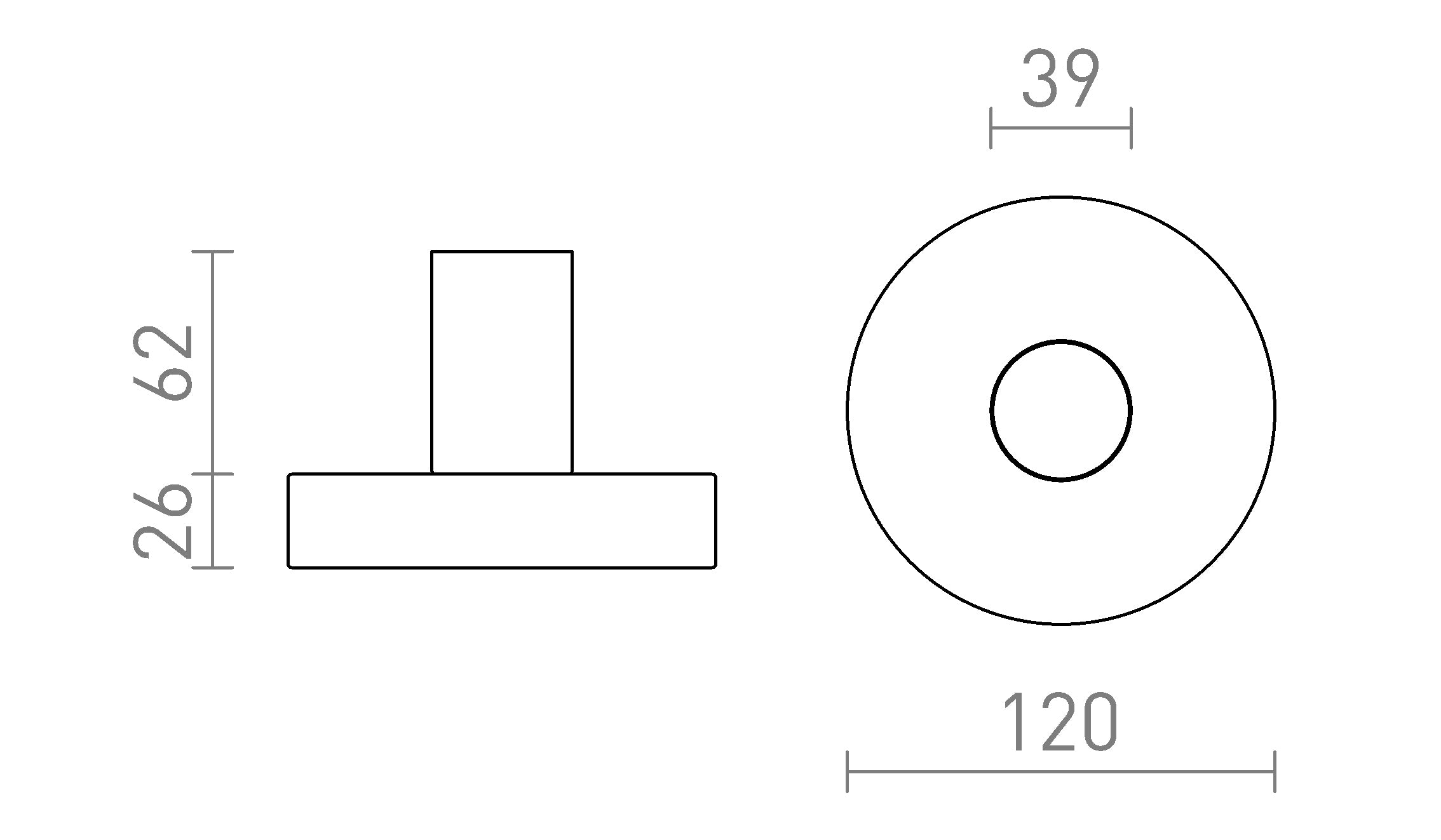 ALGOT  table lamp - Product sketch