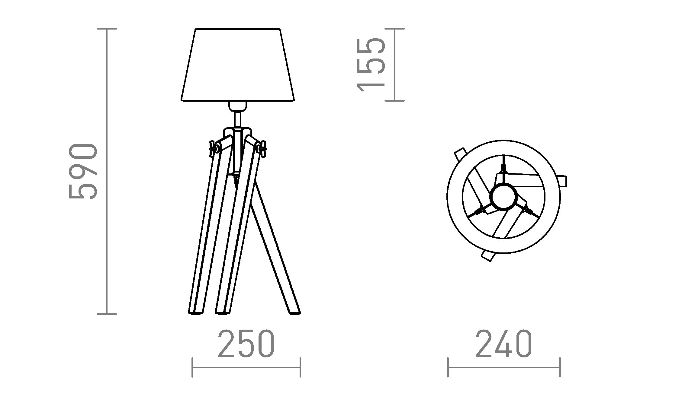 AMBITUS/ALVIS TABLE - Product sketch