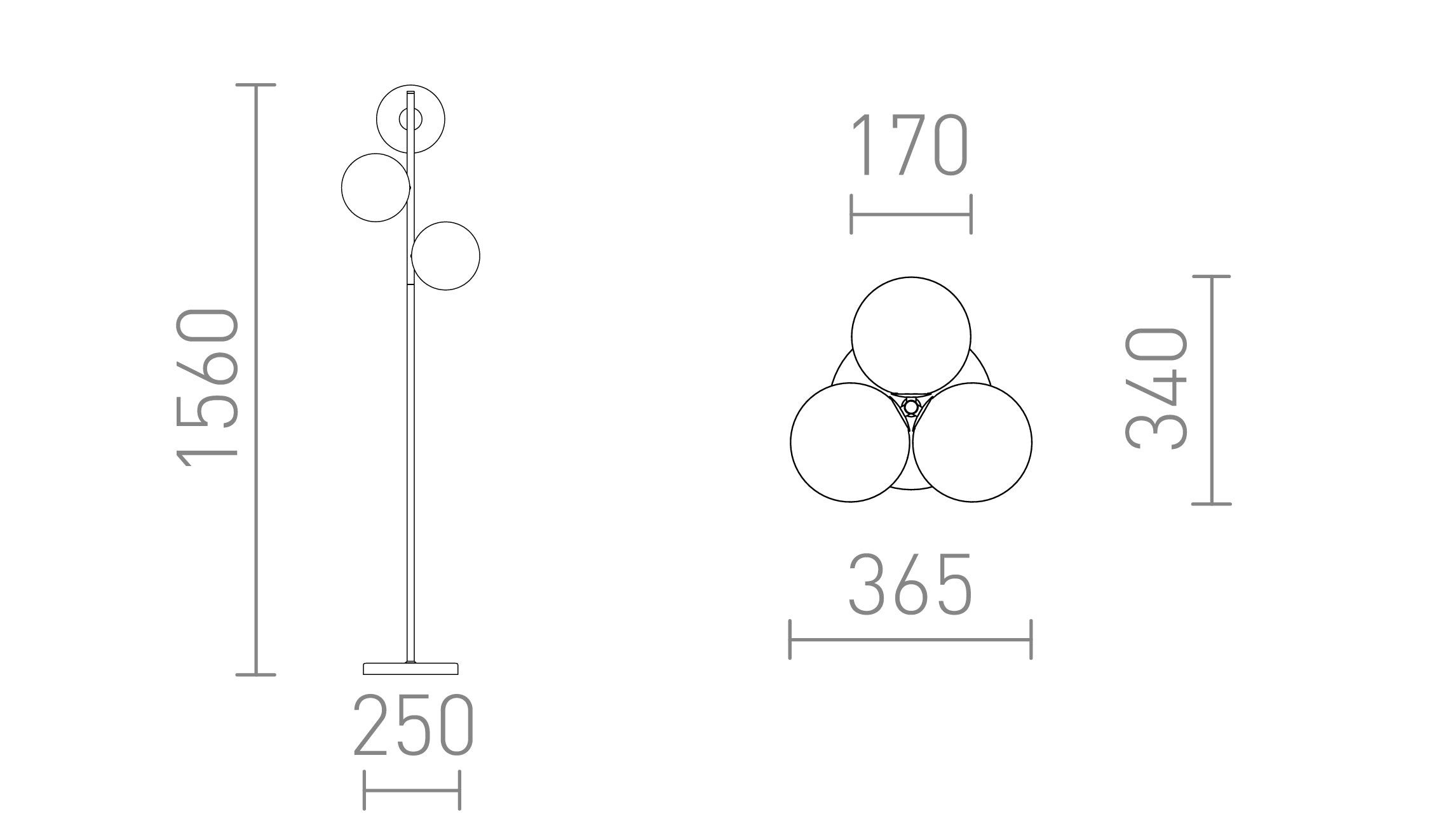 ETHERIA FLOOR - Product sketch