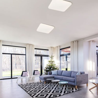 Loftlampe med sensor