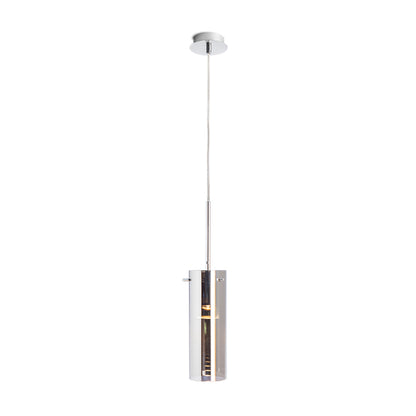 RENDL pendant lamp SANSSOUCI I pendant  chrome-tinted glass 230V LED E27 15W R10509 1