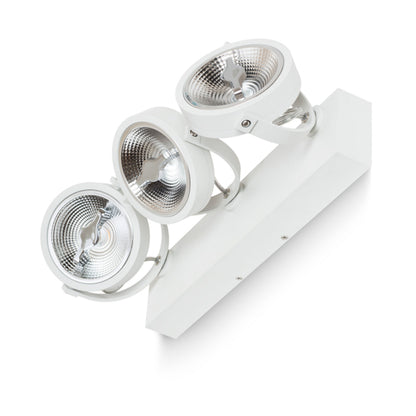 RENDL spotlight KELLY LED III DIMM wall white 230V LED 3x12W 24° 3000K R13108 3