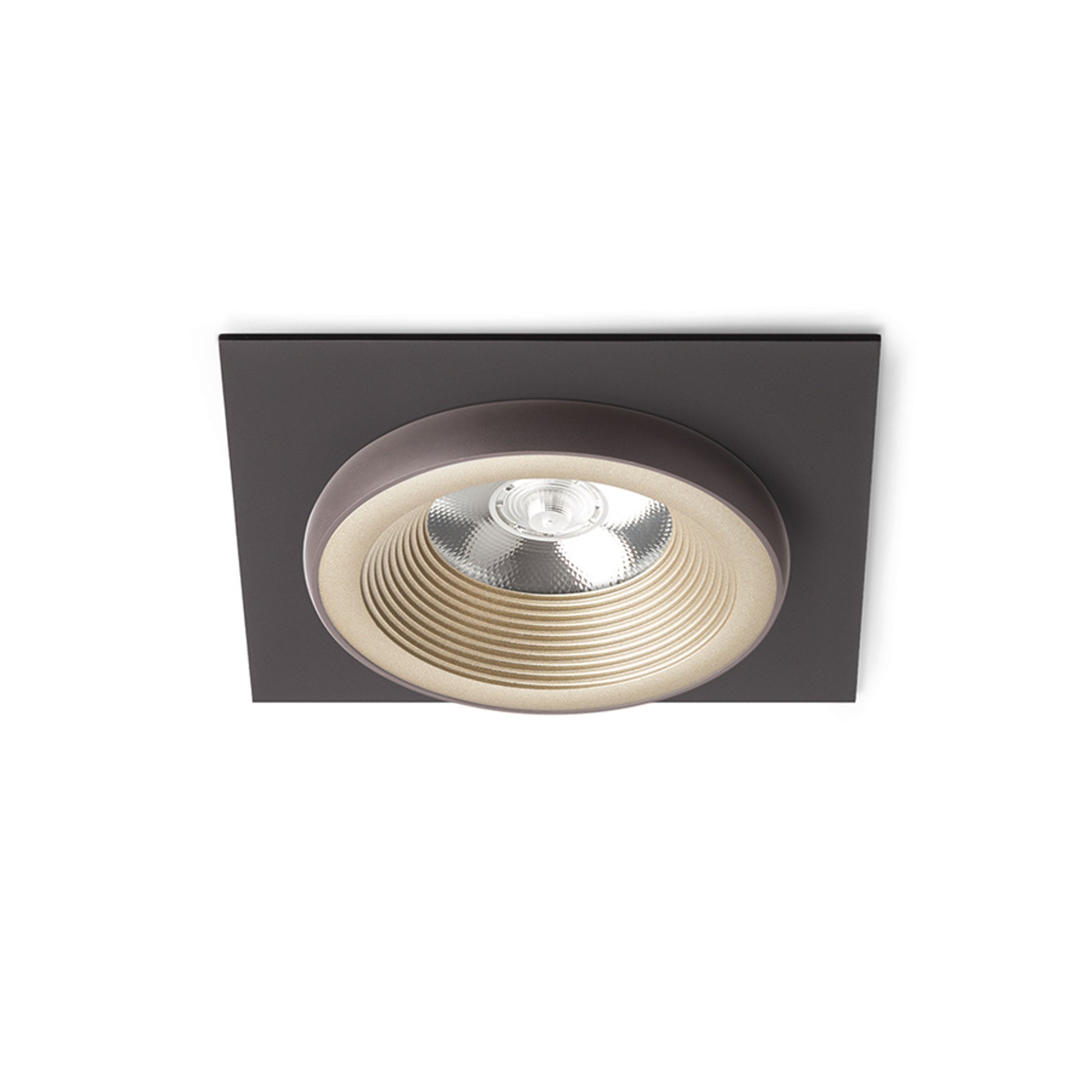 RENDL recessed light SHARM SQ I recessed pearl gold/brown 230V LED 10W 24° 3000K R13251 1