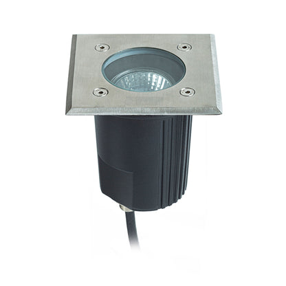 RENDL outdoor lamp ORBU SQ 10 recessed  stainless steel 230V LED GU10 15W IP67 R13439 4