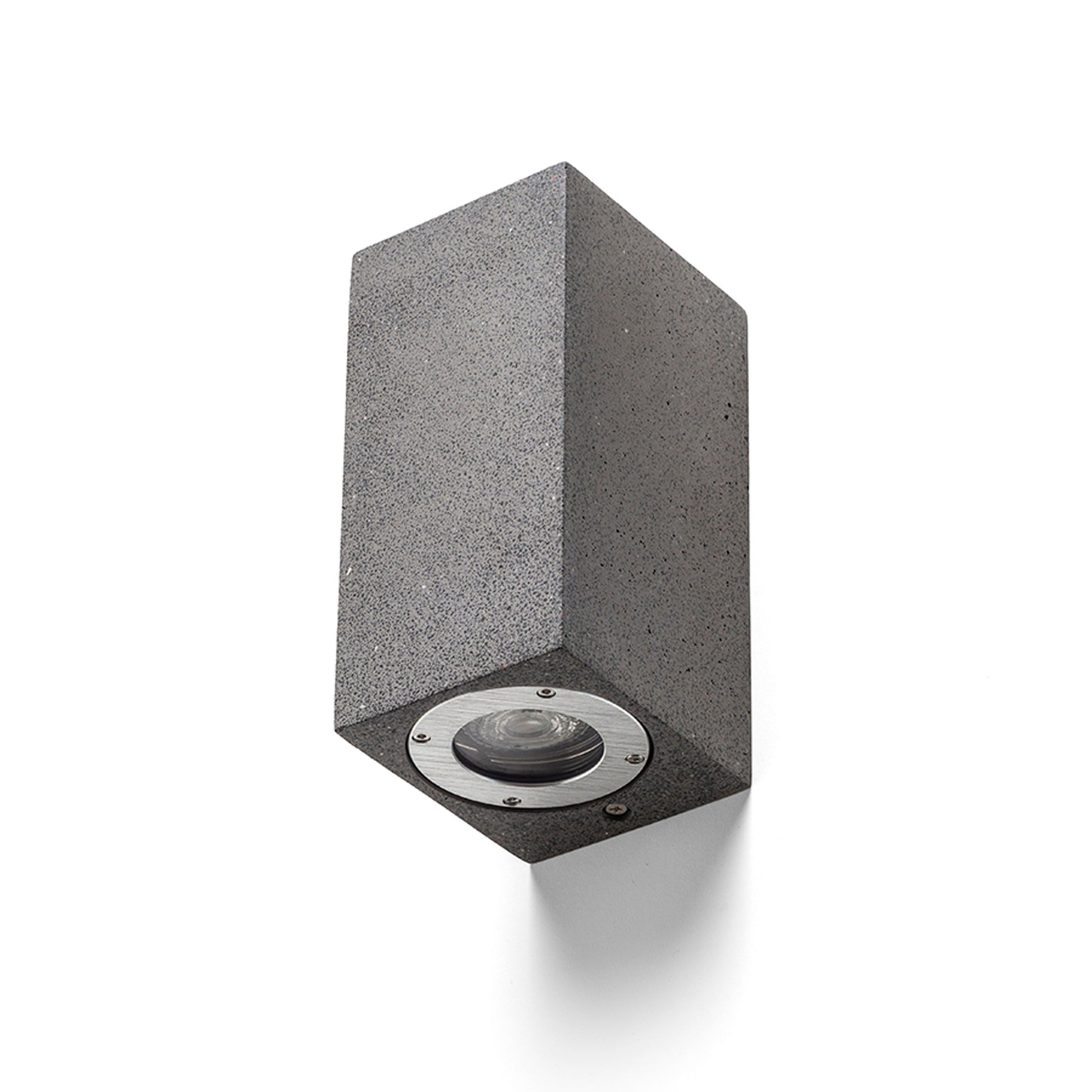 RENDL outdoor lamp KANE II wall  concrete/dark granite 230V LED GU10 2x5W IP65 R13794 2