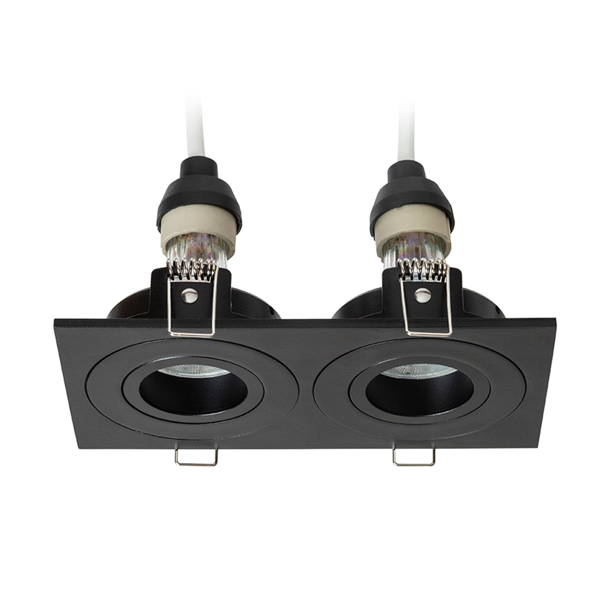 RENDL recessed light GALO II recessed black 230V LED GU10 9W IP65 R14226 6
