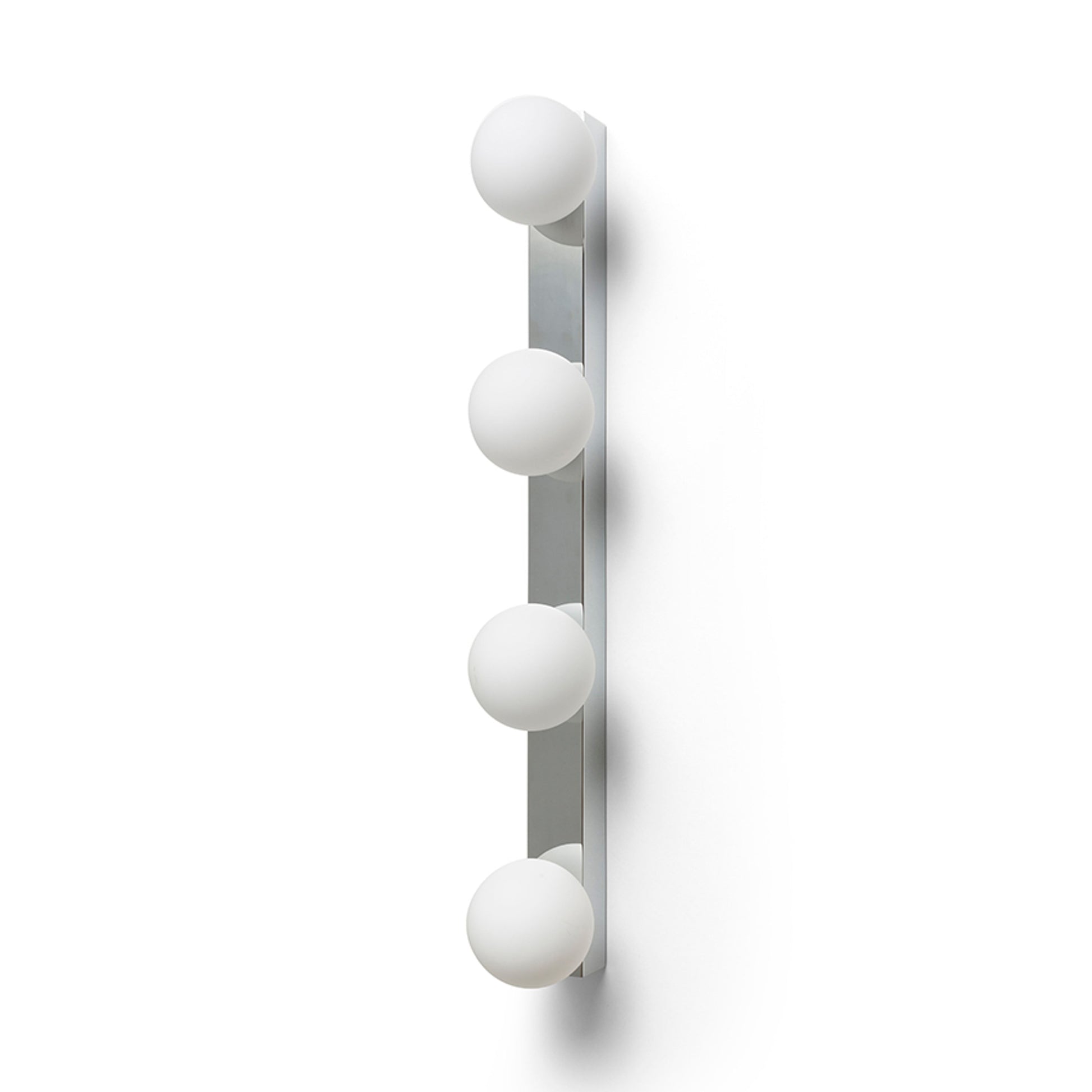 RENDL wall lamp DOMINO IV wall chrome/opal-colored glass 230V LED G9 4x6W IP44 R14390 5
